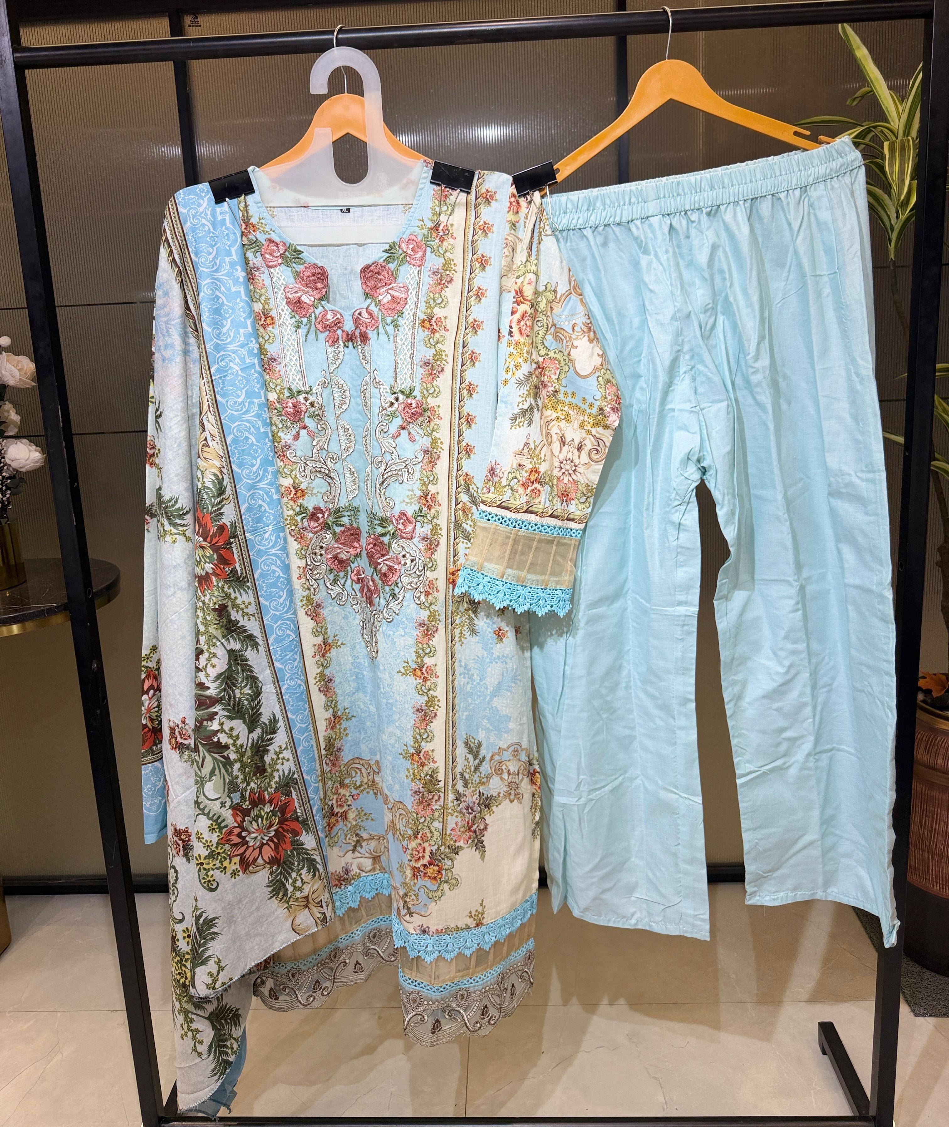 JADE JAL INSERT NX By DEEPSY SUITS Beautiful Pakistani Suits Wear Pure Cotton Dresses At Wholesale Price